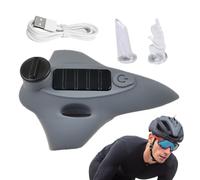 Luci a LED per casco da moto, lampada compatta per casco da guida, lampada ricaricabile luminosa con design antipolvere, per moto fuoristrada, quad e scooter