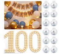 Luci a LED per palloncini, mini luce a LED, luce bianca calda, 100 pezzi, per palloncini, lanterna di carta, festa di compleanno, matrimonio, Natale, decorazione per feste, ghirlande luminose per