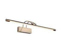 Luci a LED per specchio frontale, lampada da bagno con testa girevole a 240°, luci da parete vintage in metallo per soggiorno, camera da letto, cucina, bianco naturale 4000K, 75 cm 16 The New