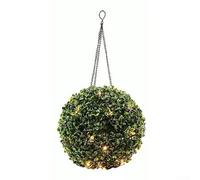 Luci a sfera decorative a energia solare, luci solari da giardino, impermeabili, LED decorative, per paesaggio, vialetto, cortile, cortile (20 cm bianco caldo)