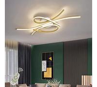 Luci a soffitto a Filo Monte Vivente Sala da Pranzo Dimmabile con remoto Apparecchiatura sospesa Il lampadario a Deco Curvo Elegante per Illuminazione a Sospensione per corridoio da Cucina da Cucina