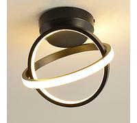 Luci a soffitto a LED Circolo Elegante Nordico Nero corridoio Nero Lampada a soffitto a soffitto LED Apparecchi per Il soffitto per Il corridoio della Cucina Camera da Soggiorno Camera da Soggiorno -