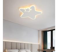 Luci a soffitto a LED Fil Filf Nail Girl Boy Bedro Bed Aithy Dimmabile con Telecomando, Romantico Stella Acrilico Acrilico Illuminazione per soffitto per la Sala da Pranzo Soggiorno 52*H6cm