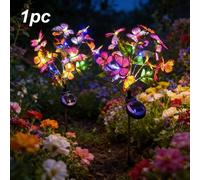 Luci a solari da esterno, confezione da sette a LED, luci decorative a solari a 7 , luci d' per paesaggio e , aggiungi uno al tuo giardino e ai tuoi cari e alla tua famiglia per le festività