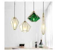 Luci a Sospensione, Lampada a Lampada Moderna a LED Diamond Diamond Slamlico Acrilico Lampada Light Light Compatibile con Cafe Dining Golden Room Restaurant Lighting LEDELIER