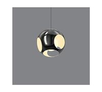 Luci a Sospensione, lampadario a LED Moderno di metà secolo di metà secolo - Luce a Sospensione in Metallo Nero Compatibile con l'isola della Cucina. Un Ciondolo a soffitto Industriale a 3 luci