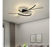 Luci a Sospensione, minimalismo Luci a soffitto a LED Moderna Compatibile con la Camera da Letto in Nero o Oro rifinita Lampada Lampada Lampada Lampada Lampada fy-83