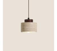 Luci a sospensione moderna Sfidante a sospensione Lampada cilindrica Stone naturale naturale lampadari in marmo di metà secolo fattoria vintage a soffitto rustico lampada sospesa per soggiorno cucina