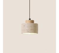 Luci a sospensione moderna Sfidante a sospensione Lampada cilindrica Stone naturale naturale lampadari in marmo di metà secolo fattoria vintage a soffitto rustico lampada sospesa per soggiorno cucina