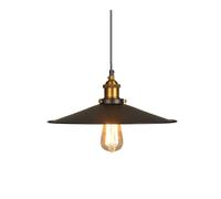 Luci a sospensione moderna sospesa lampadari in metallo retrò industriale con largo ombra vintage a testa singola testa lampada a sospensione a soffitto per cucina per la sala da pranzo dell'isola