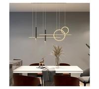 Luci a Sospensione, Moderno minimalismo a LED Lampada a Sospensione Compatibile con Sala da Pranzo Tavolo da Cucina Bar per Soggiorno Camera da Letto Balck lampadario lampadario Leggero Lampada