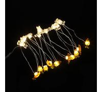 Luci a stringa batteria Luci a stringa di Pasqua interno Carrot Bunny Accendi a