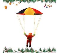 Luci A Stringa Natalizie | Luci LED Babbo Natale Con Paracadute,Illuminazione Ambientale Impermeabile Con 8 Modalità Per Alberi Feste Balconi Giardini Portici E Interni
