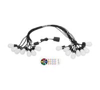 Luci a stringa per esterni RGB Design a forma di globo Connessione impermeabile LED a risparmio energetico Collegabile da un'estremità all'altra