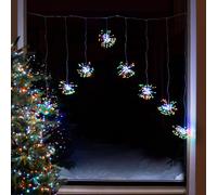 Luci A Tenda Di Natale Starburst LED Multicolore Plug In 1,2M X 1,6M