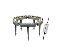 Luci ad albero ad anello da 24 V con presa a pavimento IP65 resistente all'acqua per esterni per giardino cortile e vialetto