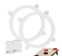 Luci Ad Anello Di Cornhole - Anelli Di Tavola Cornhole A LED Impermeabili | Per Le Luci All'aperto Night Play Game Backyard Glowing LED Circle Anelli Per Il Giardino Da Giardino Camping Fami