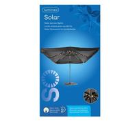 Luci Ad Energia Solare 72 Led Per Illuminazione Ombrelloni Da Esterno 120 cm