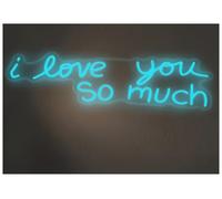 Luci al Neon Da Parete Insegna Al Neon "Ti Amo Così Tanto", Decorazione Per Matrimonio, Atmosfera Di Confessione, Insegna Artistica Da 45cm(D)