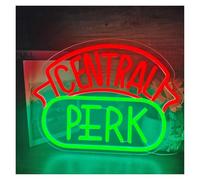 Luci al Neon Da Parete Tazza Di Caffè Central Perk Insegna Al Neon Luce A LED Per La Decorazione Della Parete Alimentata Tramite USB Per La Cucina Negozio Illuminato 36cm×27cm