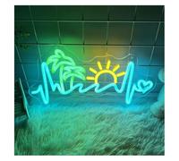 Luci al neon decorative Per insegne al neon, luminose con alba e tramonto, dimmer, usate(50cmx26cm)