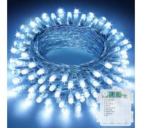 Luci Albero di Natale a Batteria 11M 110LED Luci Natalizie da Esterno ed Interno