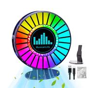 Luci ambientali colorate per la raccolta del suono - Lampada colorata LED automatica Rgb, luce ambientale aromatica per la raccolta del suono del DJ | Pickup Rhythm Light Luci LED attivate dal suono,