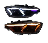 Luci anteriori complete compatibili for BMW F30 F35 2013-2019 Gruppo fari automatici Serie 3 Aggiornamento auto 2022 Nuovi accessori di stile(Original Xenon)