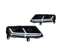 Luci Anteriori DRL Con Indicatori Per A6 Per A6L C6 2004 2005 2006 2007 2008-2011 Fari DRL Indicatori Direzione Abbaglianti Angelo Occhio Lente Proiettore Testa Della Lampada Faro