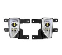 Luci Anteriori DRL Con Indicatori Per Chevy Per Silverado 1500 2016 2017 2018 Paraurti Anteriore Guida Lampada Fendinebbia IP67 Impermeabile 12V LED Fendinebbia 45W 6500K