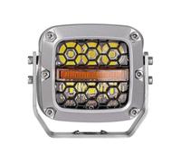 Luci Anteriori DRL Con Indicatori Per Jeep SUV ATV UTV 4x4 Pickup Truck Boat 120W Barra Luminosa Da Lavoro 7 "Bianco Giallo Barra Luminosa A LED Per Guida Fuoristrada Fendinebbia Automatica