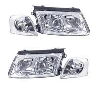 Luci Anteriori DRL Con Indicatori Per VW Per Passat B5 2001 2002 2003 2004 2005 Paraurti Anteriore Faro Faro Testa Luce Testa Lampada Luci D'angolo Montaggio UNA Coppia