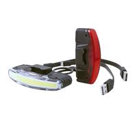 Luci anteriori e posteriori Spanninga Arco Set Bat.Li Po USB 5 Noir