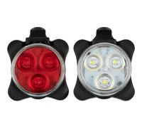 Luci anteriori/posteriori Get & Go® Tri-LED 45 Noir