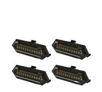 Luci Antinebbia 12V Luci Griglia Anteriore Lampada Auto LED Bianco Ambra Rosso Blu Avvertimento Luci Diurne DRL Per Toyota Per Tacoma Per TRD Sport 2024 2025 Fari Fendinebbia(Smoked Lens White)