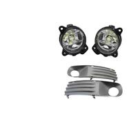 Luci Antinebbia Fendinebbia LED Luce Nebbia Copertura Lampada Nebbia Griglia Cablaggio Kit Interruttore Per VW Transporter T5 Per Multivan Per Caravelle 2003-2010 Fari Fendinebbia(LED and frame)
