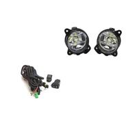 Luci Antinebbia Fendinebbia LED Luce Nebbia Copertura Lampada Nebbia Griglia Cablaggio Kit Interruttore Per VW Transporter T5 Per Multivan Per Caravelle 2003-2010 Fari Fendinebbia(LED and wires)