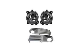 Luci Antinebbia Fendinebbia LED Luce Nebbia Copertura Lampada Nebbia Griglia Cablaggio Kit Interruttore Per VW Transporter T5 Per Multivan Per Caravelle 2003-2010 Fari Fendinebbia(Halogen and frame)