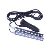 Luci Atmosfera Auto Interne LED Blu 12v Alimentazione Accendisigari | Striscia Luminosa Flessibile, Installazione Facile, Effetto Quasi Invisibile, per Abitacolo Auto