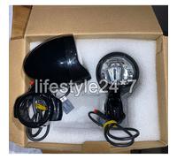 Luci ausiliarie LED fendinebbia originali Royal Enfield nere Super Meteor & S...