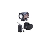 Luci bici a batteria anteriore Spanninga Thor 1100 Lumens 6H30 A 10H30 2000Mah Noir 8,4 V