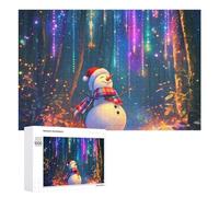 Luci colorate di Natale Puzzle per adulti Famiglia Attività Giochi Home Decor Puzzle 1000 PCS