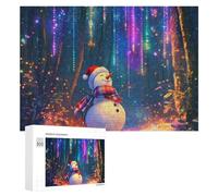 Luci colorate di Natale Puzzle per adulti Famiglia Attività Giochi Home Decor Puzzle 300 PCS