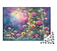 Luci Colorate e Viti Luccicanti, Tronco d'albero magico Puzzle Sostenibili Con Motivi Per Adulti Da Gioco in Legno Di Alta Qualità 1000pcs (75x50cm)