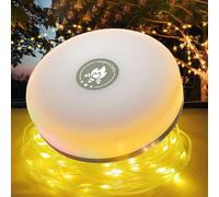 Luci da campeggio, design portatile 4 in 1 per una conservazione rapida, 2800 mAh (8-15 ore), 8 modalità, impermeabilità IP44, ricarica rapida di tipo C, adatta per campeggio, tenda, escursionismo,