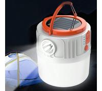 Luci da campeggio solari LED esterne super luminose, lanterna portatile solare per tenda, power bank di emergenza ricaricabile USB, luce elettronica per tenda da campeggio, escursioni, arrampicata, pe