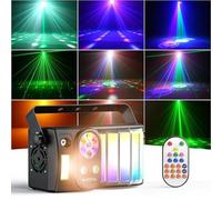 Luci da discoteca per DJ Luci da festa, Luce da DJ Bee Eye 5 in 1 LED con luce RGBW, stroboscopica, luci a pattern, DMX remoto, luce da palco stroboscopica attivata dal suono per feste in discoteca