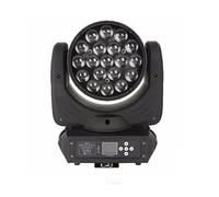 Luci da DJ 19pcs 15W Moving Head Light Doppio strato Luminoso 16,7 milioni di colori Colorato Luce palcoscenico LED