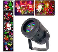 Luci da DJ 20 tipi di modelli, anno nuovo e decorazione natalizia, GUIDATO Lampada proiezione, lampada all fiocco neve, for illuminazione interna(EU plug)