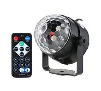 Luci da DJ, 3W RGB LED DJ Discoteca crystal magic palla luce suono attivato fase di illuminazione effetto festa festa di compleanno Ktv. Lampada,Potente